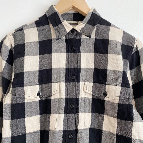 Denim & Supply NWOT Ralph Lauren Women's Long Sleeve Cotton Shirt, Black/Wh, M - Picture 6 of 9